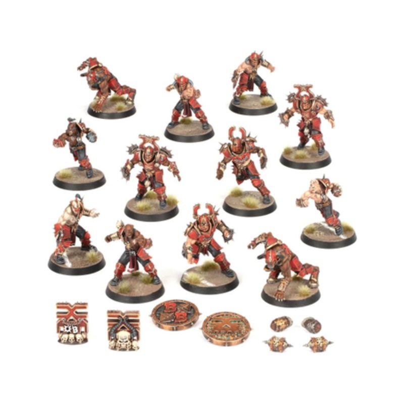 Games Workshop - Blood Bowl - Khorne Blood Bowl Team - Skull Tribe Slaughterers - 202-19