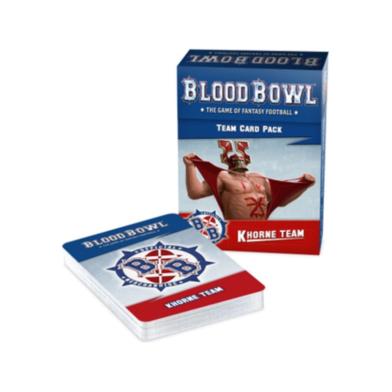 Games Workshop - Blood Bowl - Khorne Blood Bowl Team - Team Card Pack - 200-96
