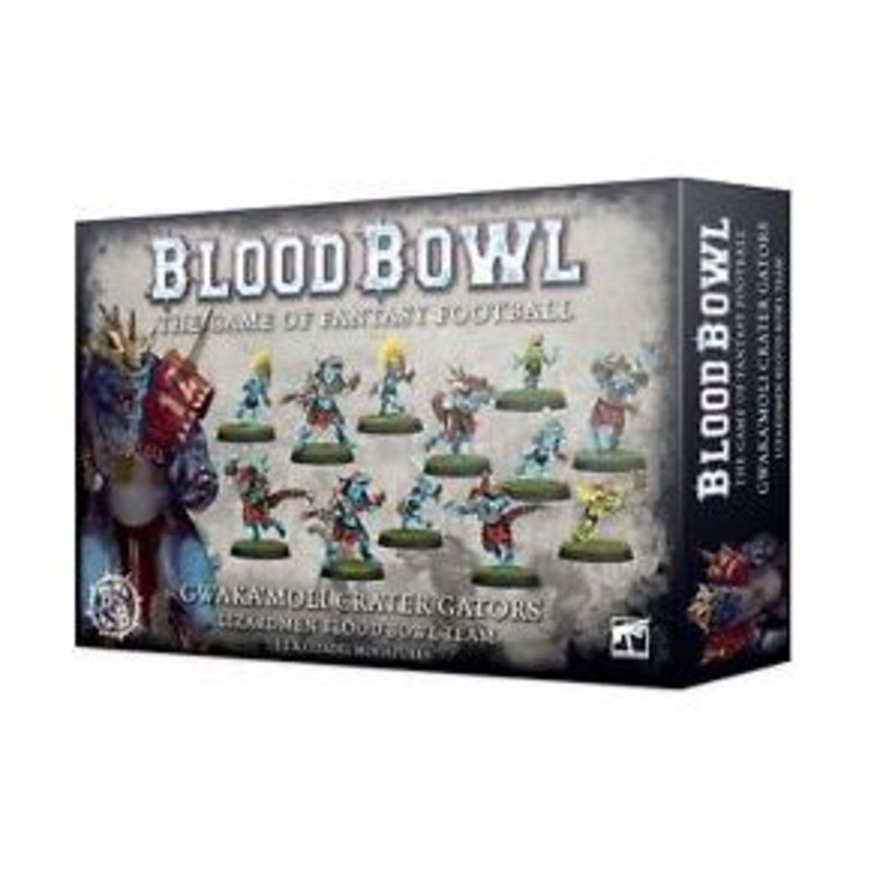 Games Workshop - Blood Bowl - Lizardmen Team - Gwaka Moli Crater Gators - 200-74
