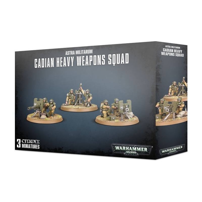 Games Workshop - Warhammer 40K - Astra Militarum - Cadian Heavy Weapons Squad - 47-19