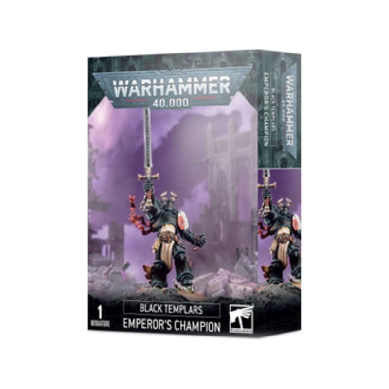 Games Workshop - Warhammer 40K - Black Templars - Emperor's Champion - 55-46