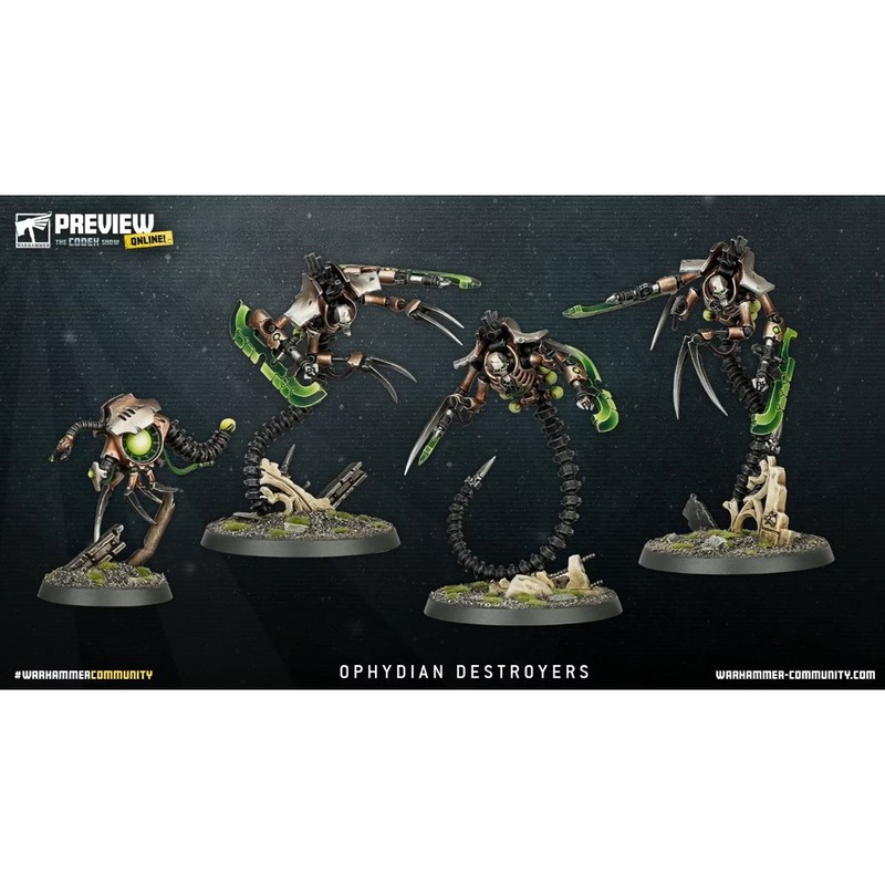 Games Workshop - Warhammer 40K - Necrons - Ophydian Destroyers - 49-32