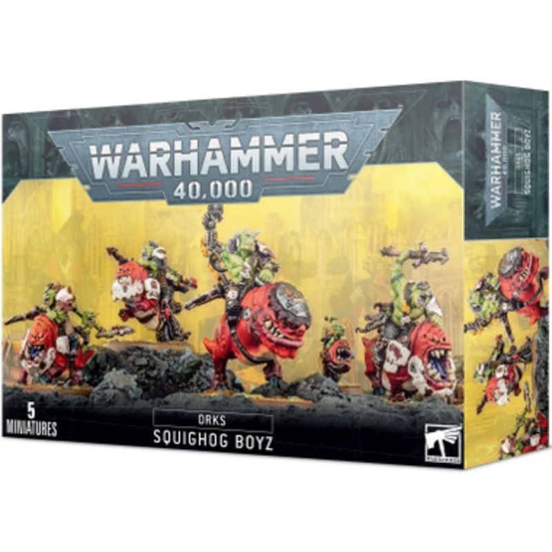 Games Workshop - Warhammer 40K - Orks - Squighog Boyz - 50-54