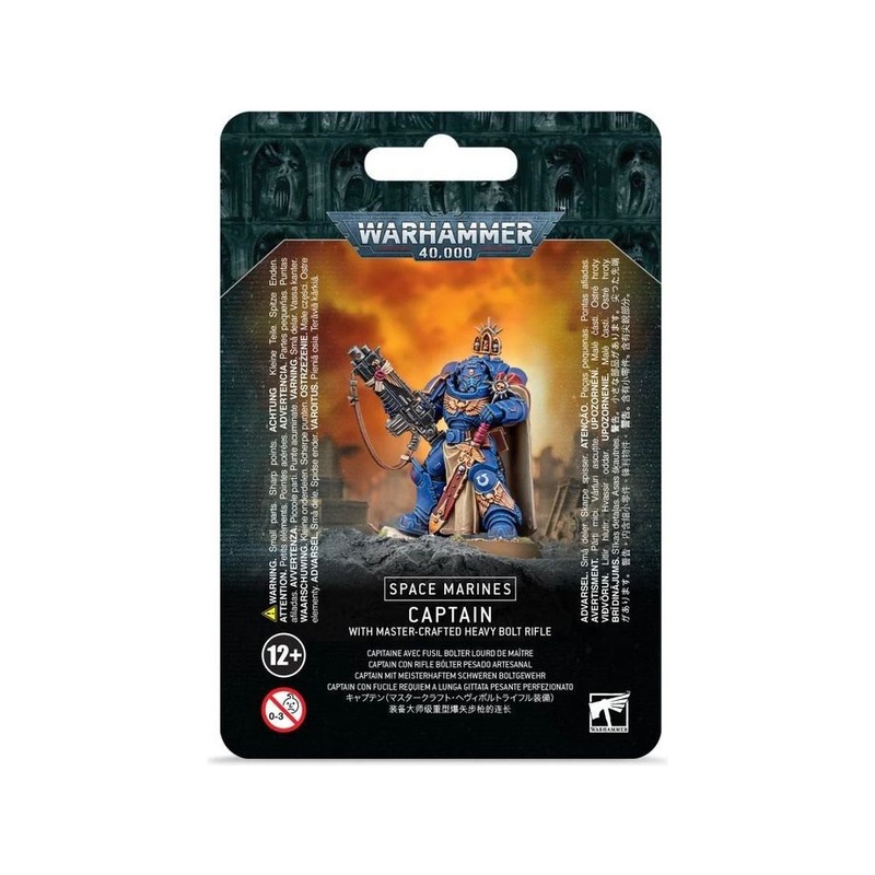 Games Workshop - Warhammer 40K - Space Marines - Captain with Master-Crafted Heavy Bolt Rifle - 48-48