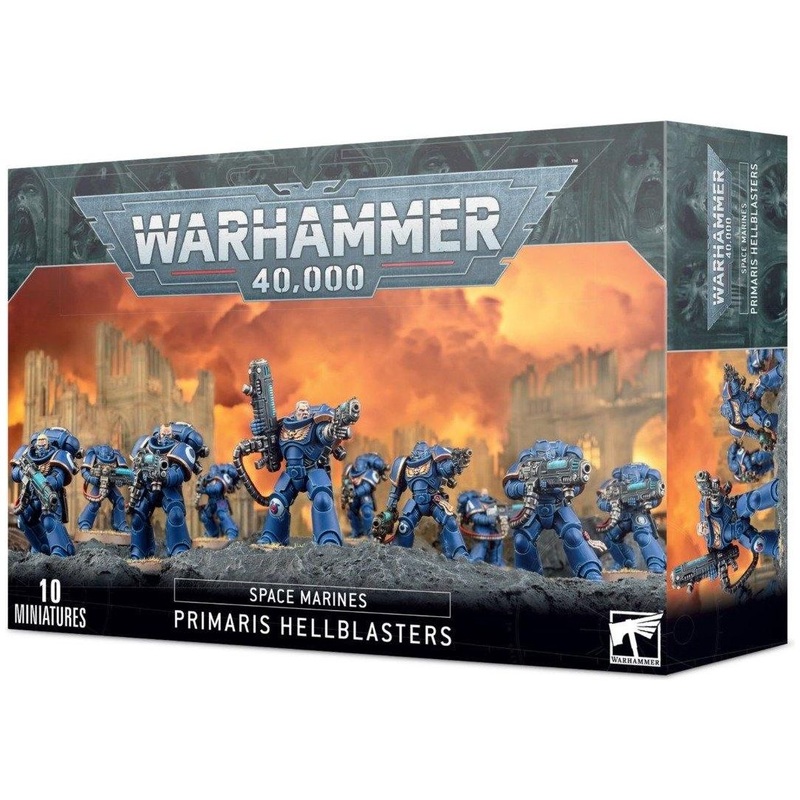 Games Workshop - Warhammer 40K - Space Marines - Primaris Hellblasters - 10 Miniatures - 48-76