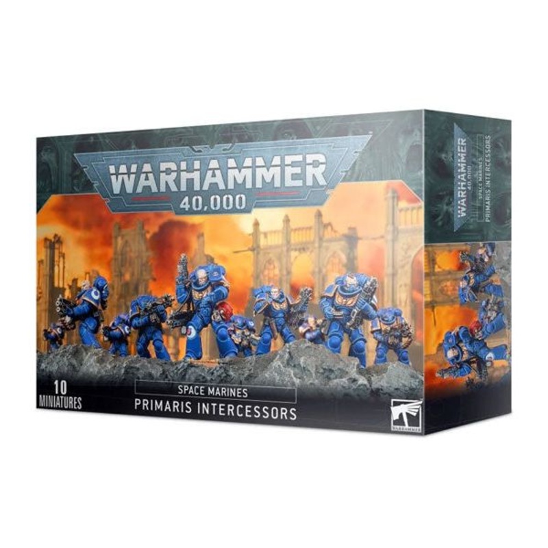 Games Workshop - Warhammer 40K - Space Marines - Primaris Intercessors - 48-75