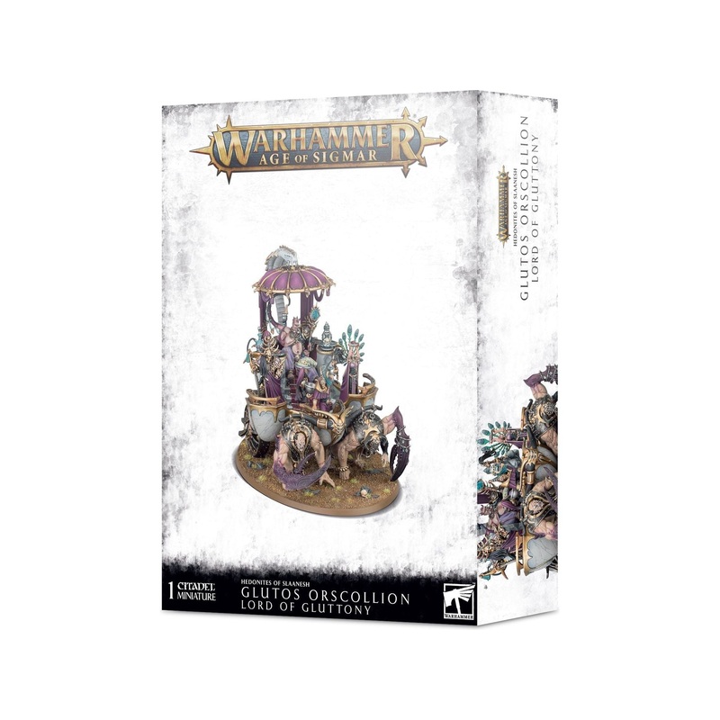 Games Workshop - Warhammer Age of Sigmar - Hedonites of Slaanesh - Glutos Orscollion Lord of Gluttony - 83-82
