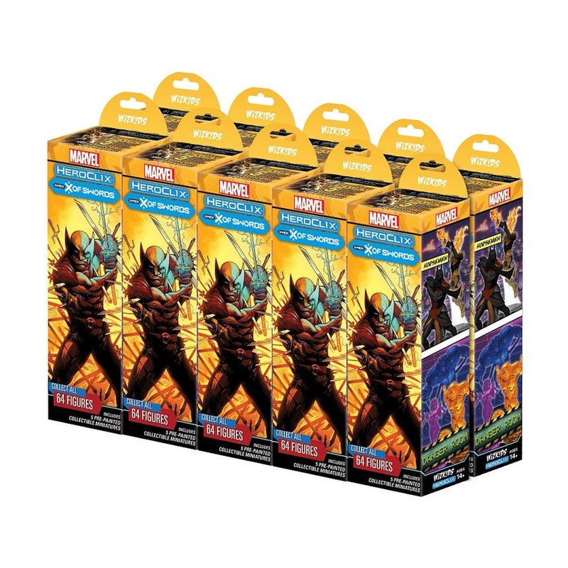 Wizkids - Marvel - HeroClix - X-Men - X of Swords - Booster Brick
