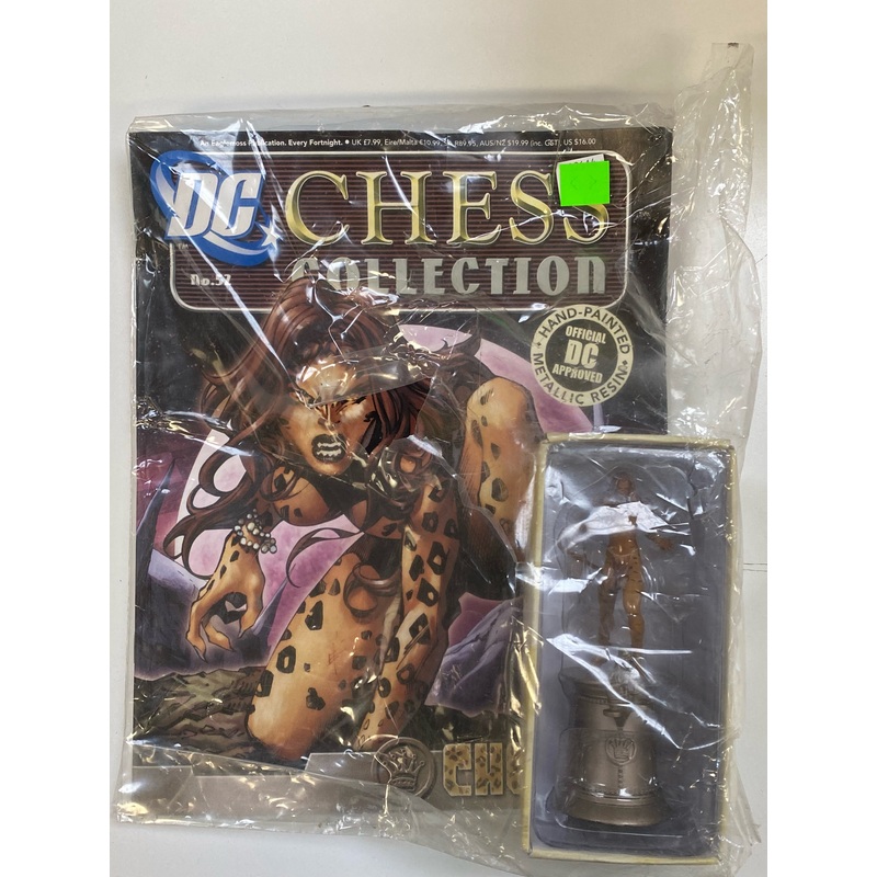 Eaglemoss - Official DC Chess Collection - Cheetah File & Boxed Figure *DAMAGED BOX*