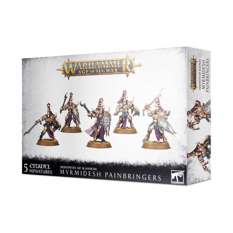 Games Workshop - Warhammer Age of Sigmar - Hedonites of Slaanesh - Myrmidesh Painbringers - 83-90