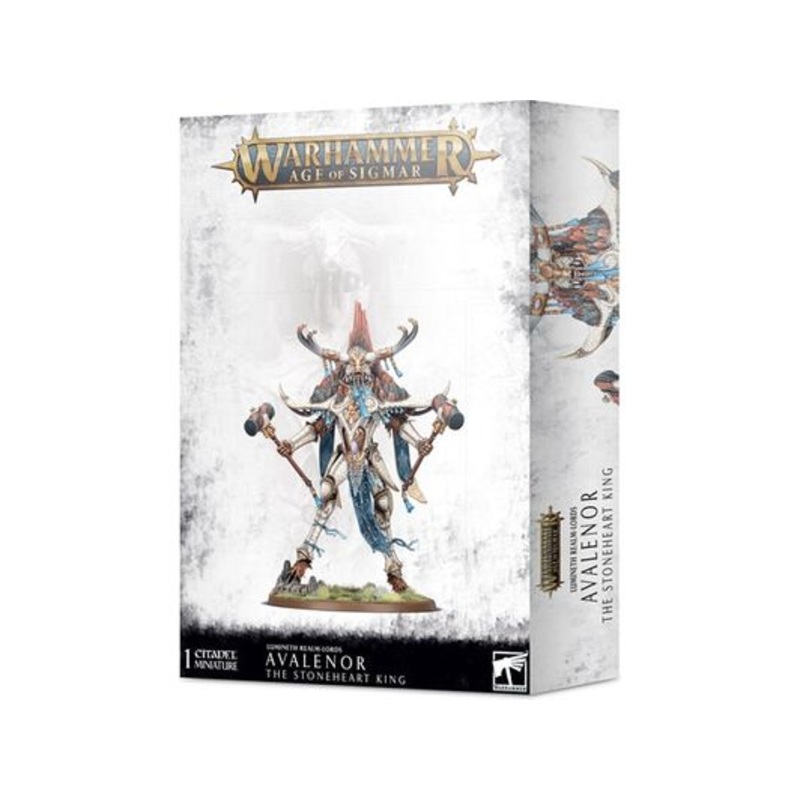 Games Workshop - Warhammer Age of Sigmar - Lumineth Realm-Lords - Avalenor the Stoneheart King- 87-56