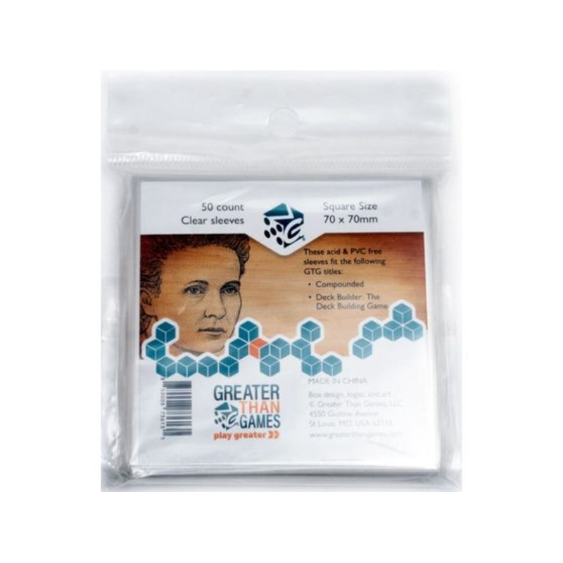 Greater Than Games - Card Sleeves - Square 50ct