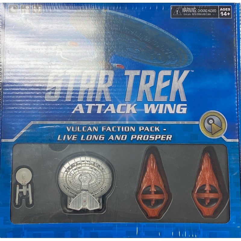 Wizkids - Star Trek Attack Wing - Vulcan Faction Pack - Live Long and Prosper *DAMAGED BOX*