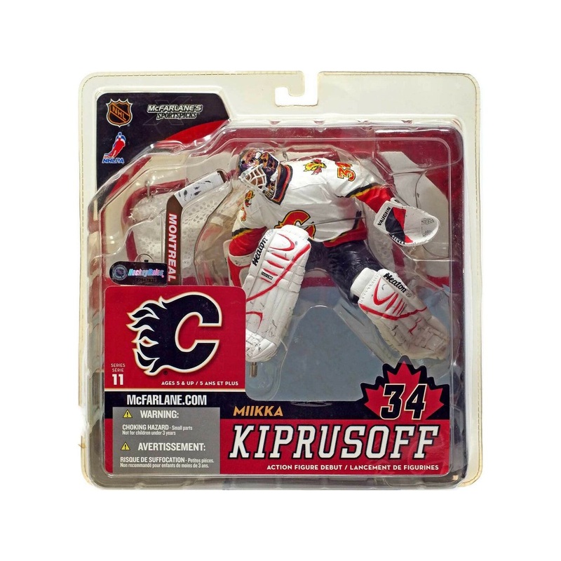 McFarlane Toys - Hockey - Calgary Flames - Mikka Kiprusoff (White jersey Variant)