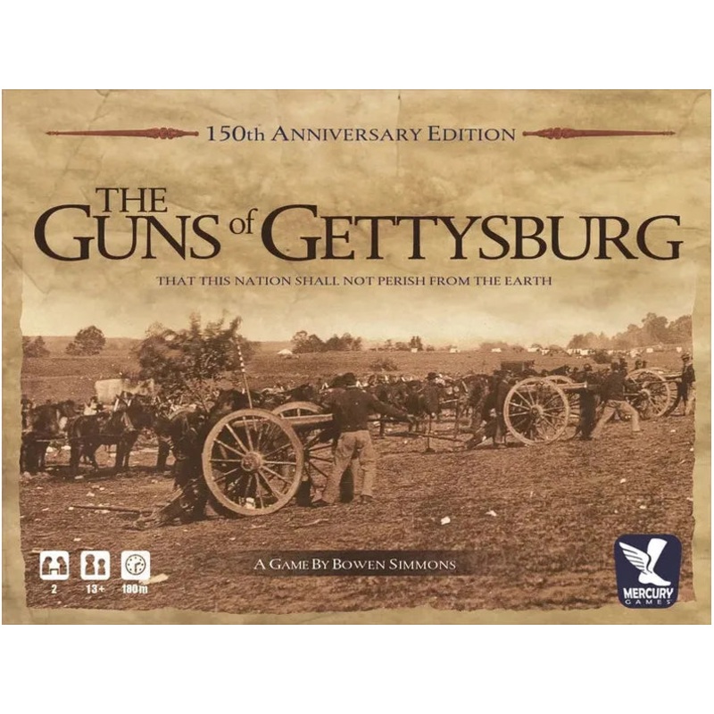 Mercury Games - The Guns of Gettysburg - Board Game