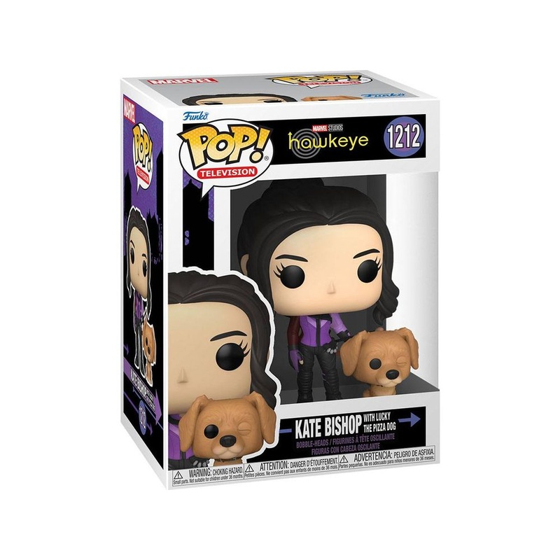 POP! - Movies - Marvel - Hawkeye - Kate Bishop with Lucky the Pizza Dog