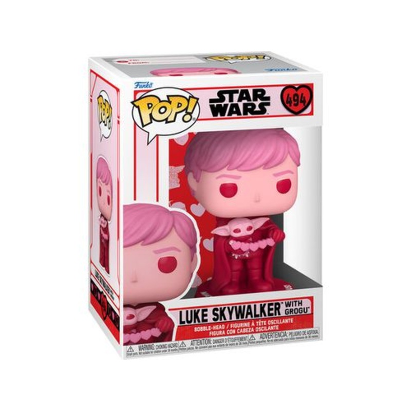 POP! - Movies - Star Wars - Valentines - Luke Skywalker with Grogu
