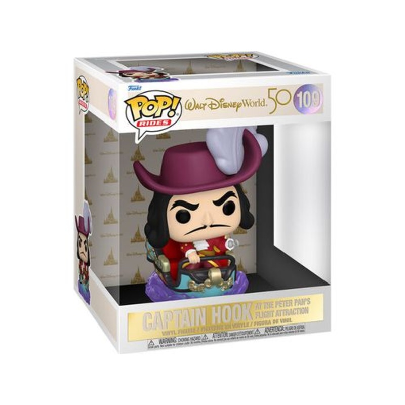 POP! - Movies - Walt Disney World 50 - Captain Hook at the Peter Pan Flight Attraction