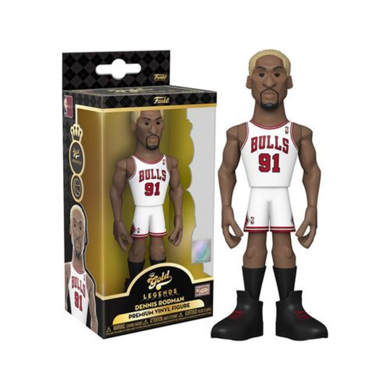 Funko - Gold - Sports - NBA - Chicago Bulls - Dennis Rodman - Premium Figure