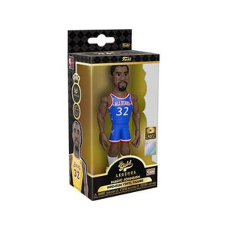 Funko - Gold - Sports - NBA - Los Angeles Lakers - Magic Johnson - Chase - Premium Figure