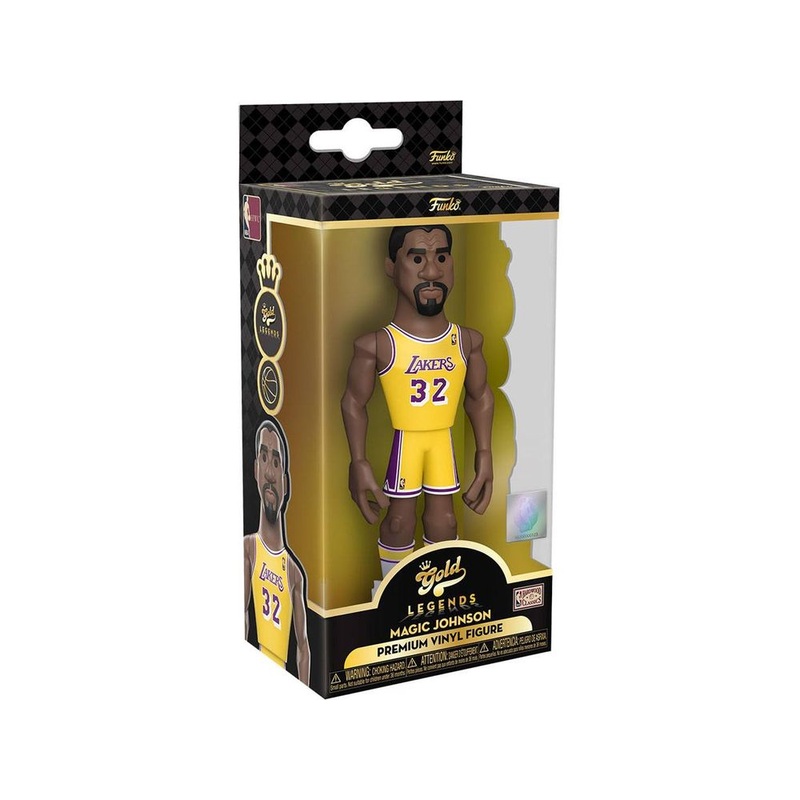 Funko - Gold - Sports - NBA - Los Angeles Lakers - Magic Johnson - Premium Figure