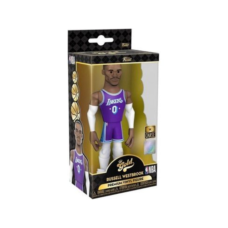 Funko - Gold - Sports - NBA - Los Angeles Lakers - Russell Westbrook - Chase - Premium Figure