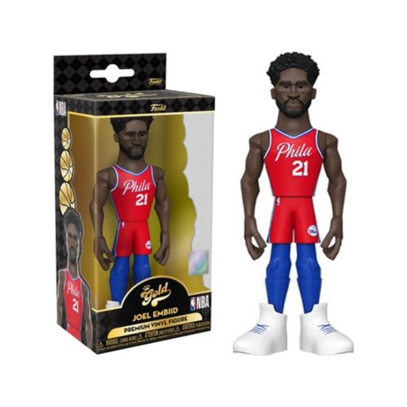 Funko - Gold - Sports - NBA - Philadelphia 76ers - Joel Embiid - Premium Figure
