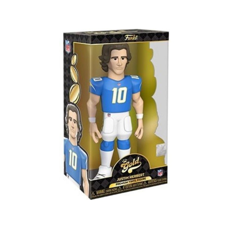 Funko - Gold - Sports - NFL - Los Angeles Chargers - Justin Herbert - 12" Premium Figure