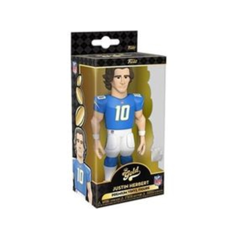 Funko - Gold - Sports - NFL - Los Angeles Chargers - Justin Herbert - Premium Figure