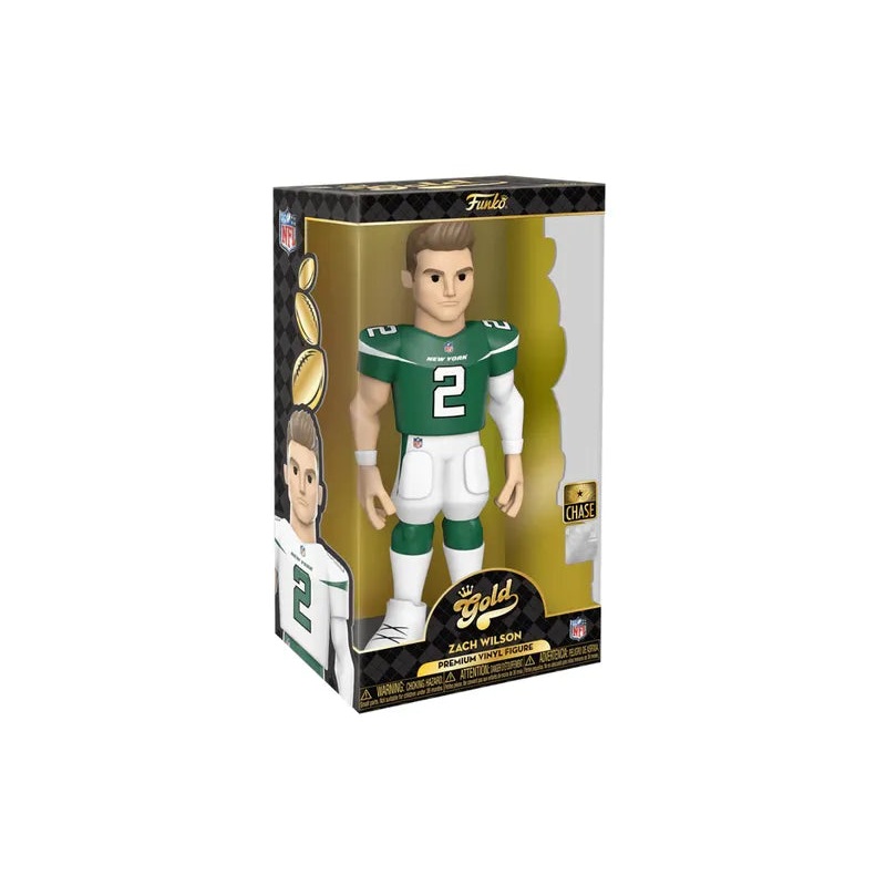 Funko - Gold - Sports - NFL - New York Jets - Zach Wilson - 12" Premium Figure - Chase