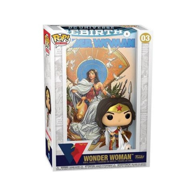 POP! - DC Comics - Comic Covers - Wonder Woman Rebirth on Throne