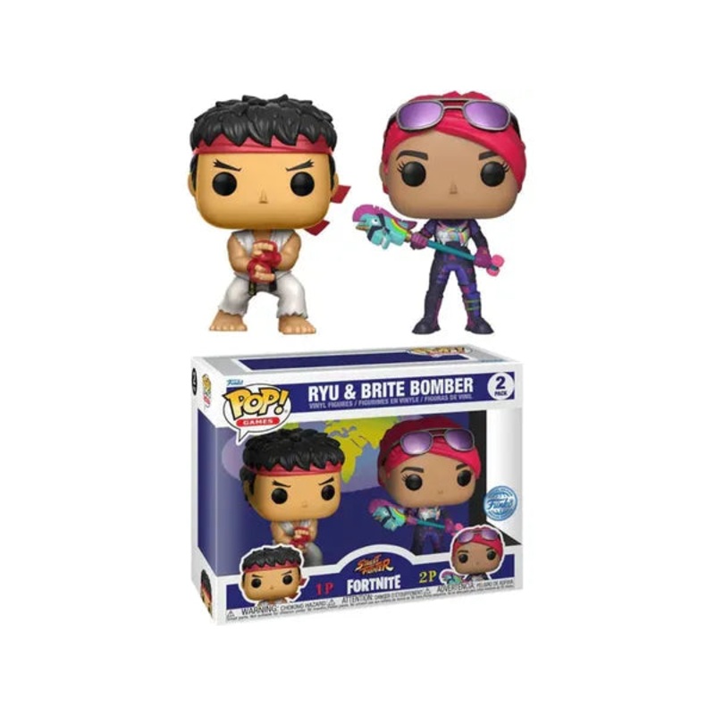 POP! - Games - Street Fighter Fortnite - Ryu and Brite Bomber