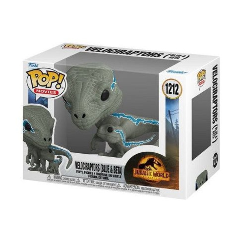 POP! -  Movies - Jurassic World - Velociraptors (Blue and Beta)