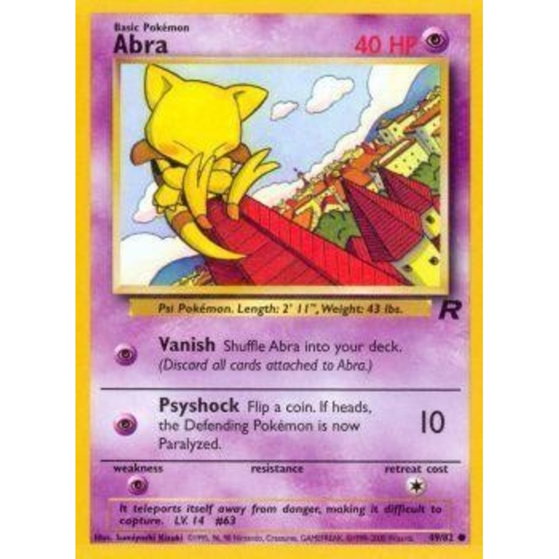 Abra (49/82) [Team Rocket Unlimited]