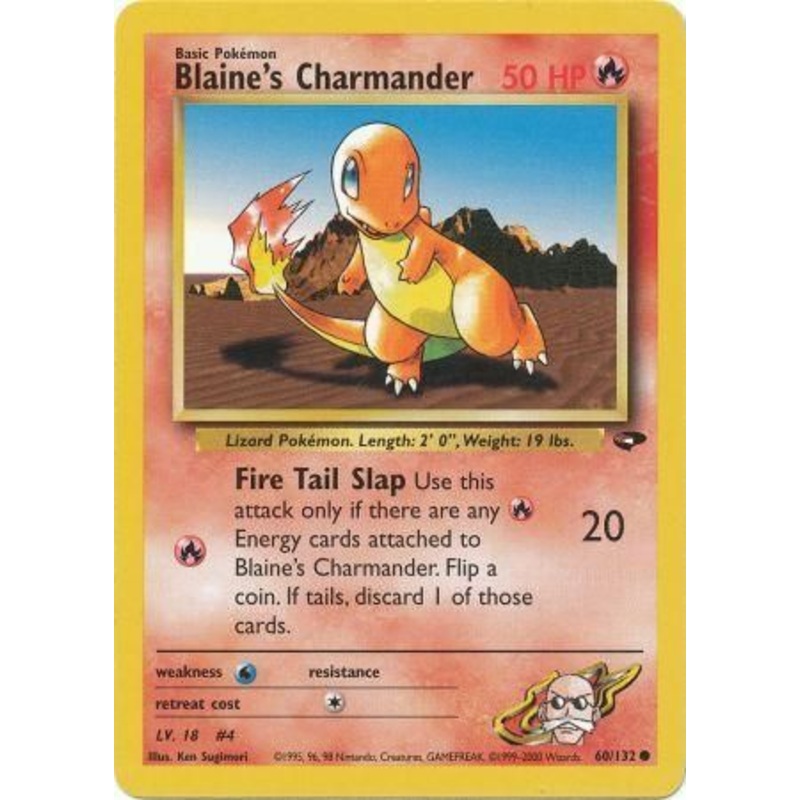 Blaine's Charmander (60/132) [Gym Challenge Unlimited]