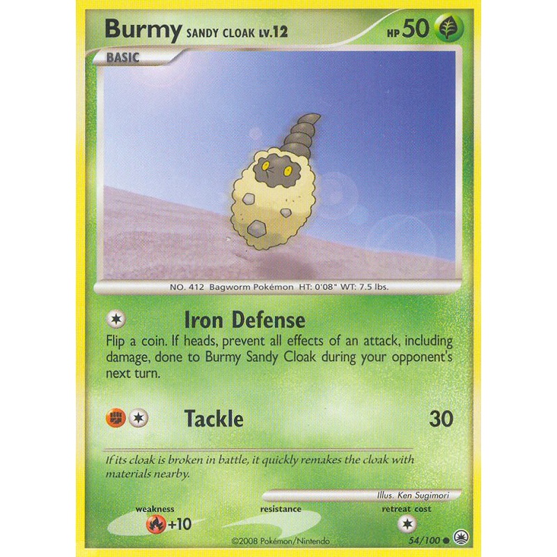 Burmy Sandy Cloak (54/100) [Diamond & Pearl: Majestic Dawn]