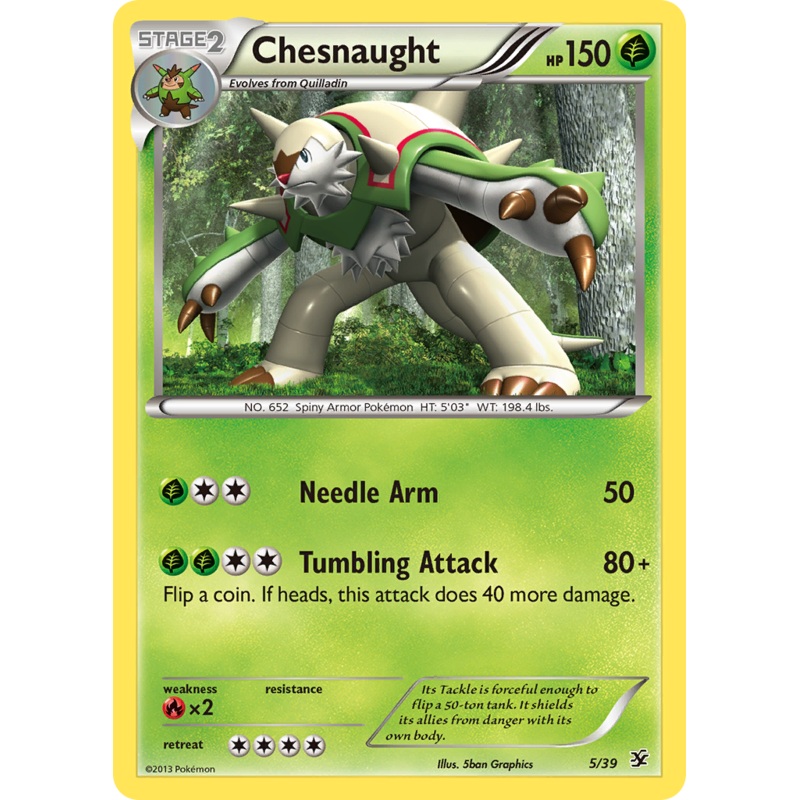 Chesnaught (5/39) [XY: Kalos Starter Set]