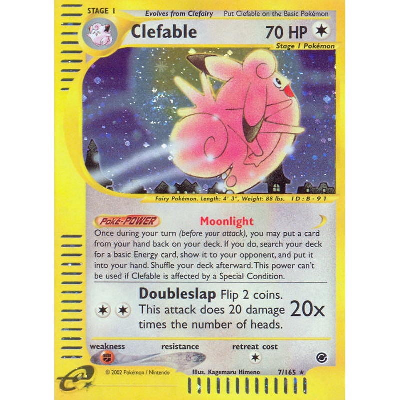 Clefable (7/165) [Expedition: Base Set]