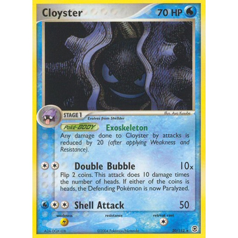 Cloyster (20/112) [EX: FireRed & LeafGreen]