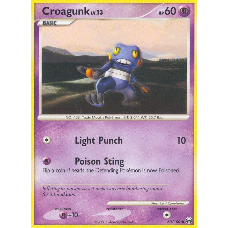 Croagunk (60/100) [Diamond & Pearl: Majestic Dawn]