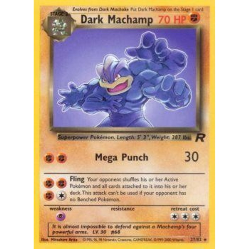 Dark Machamp (27/82) [Team Rocket Unlimited]