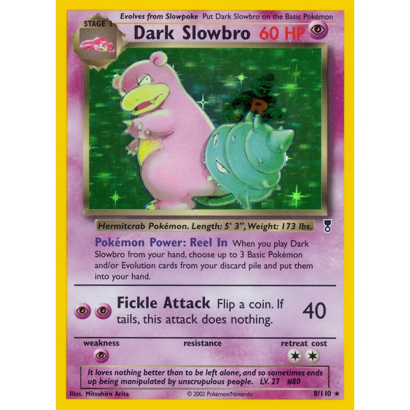 Dark Slowbro (8/110) [Legendary Collection]