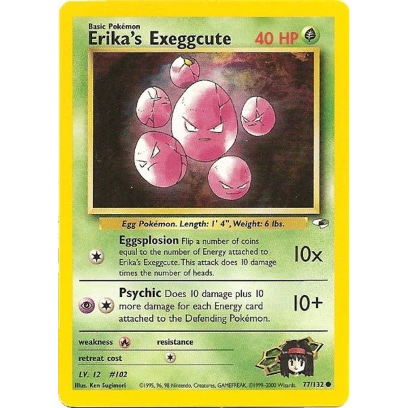 Erika's Exeggcute (77/132) [Gym Heroes Unlimited]