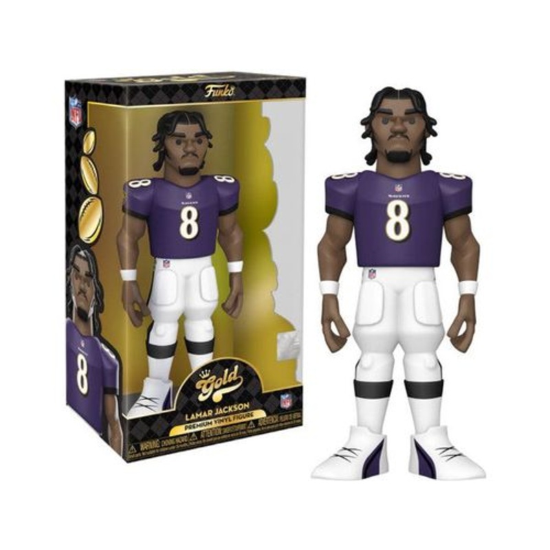 Funko - Gold - Sports - NFL - Baltimore Ravens - Lamar Jackson - 12" Premium Figure