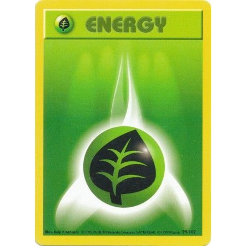 Grass Energy (99/102) [Base Set Shadowless Unlimited]