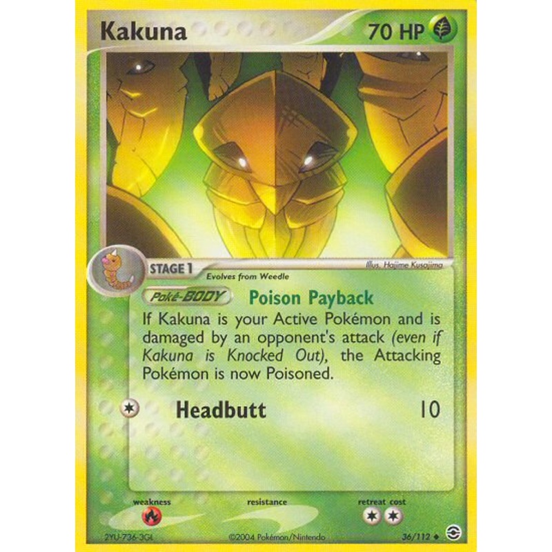 Kakuna (36/112) [EX: FireRed & LeafGreen]