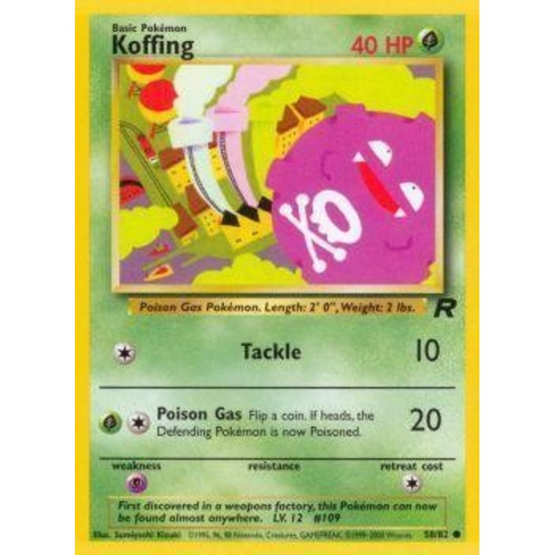 Koffing (58/82) [Team Rocket Unlimited]