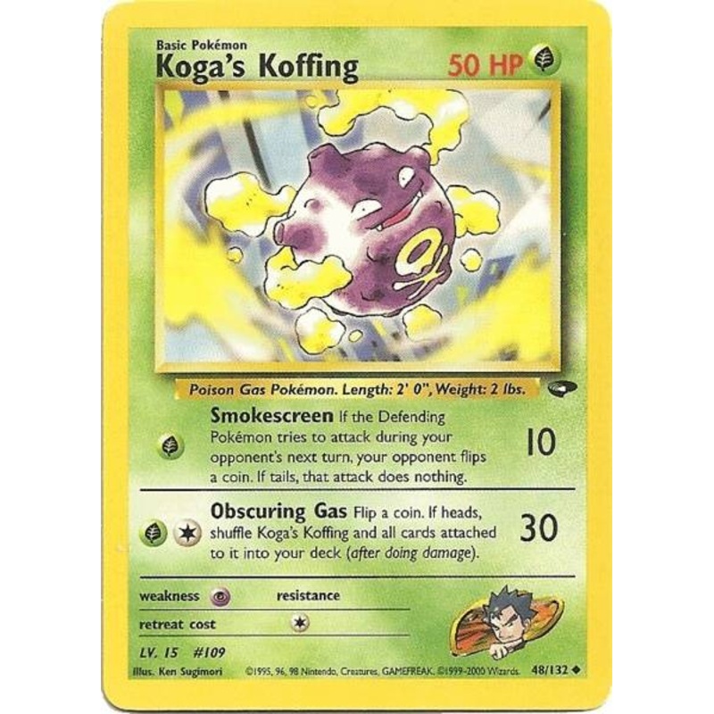 Koga's Koffing (48/132) [Gym Challenge Unlimited]