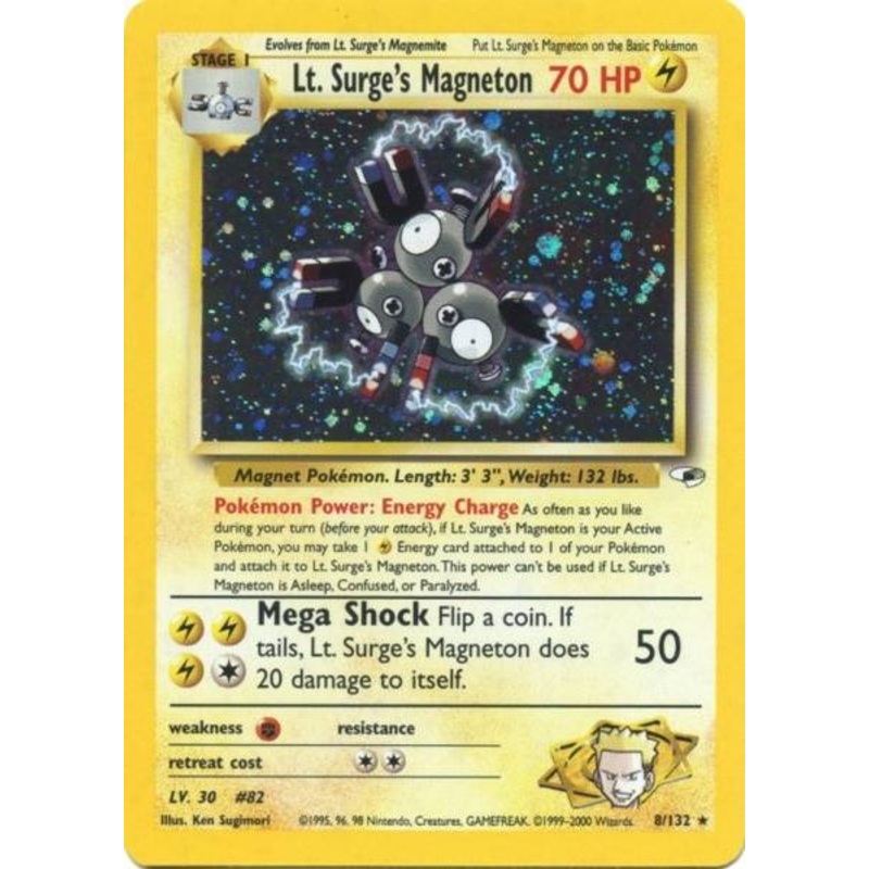 Lt. Surge's Magneton (8/132) [Gym Heroes Unlimited]