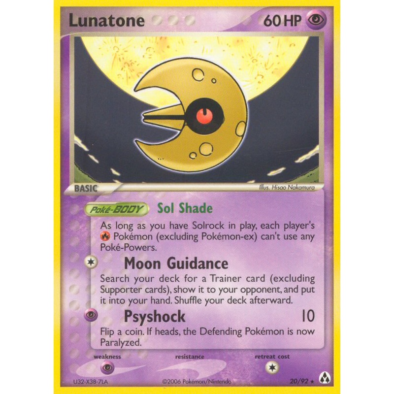 Lunatone (20/92) [EX: Legend Maker]